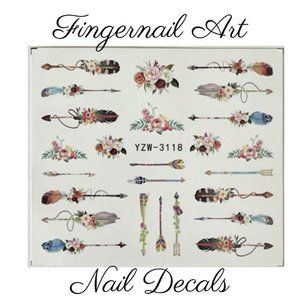 Fingernail Art Nail Decals Waterslide Transfer Stickers